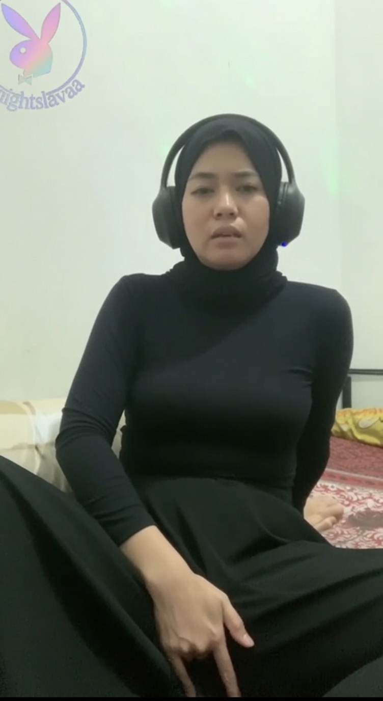hijab polos omek