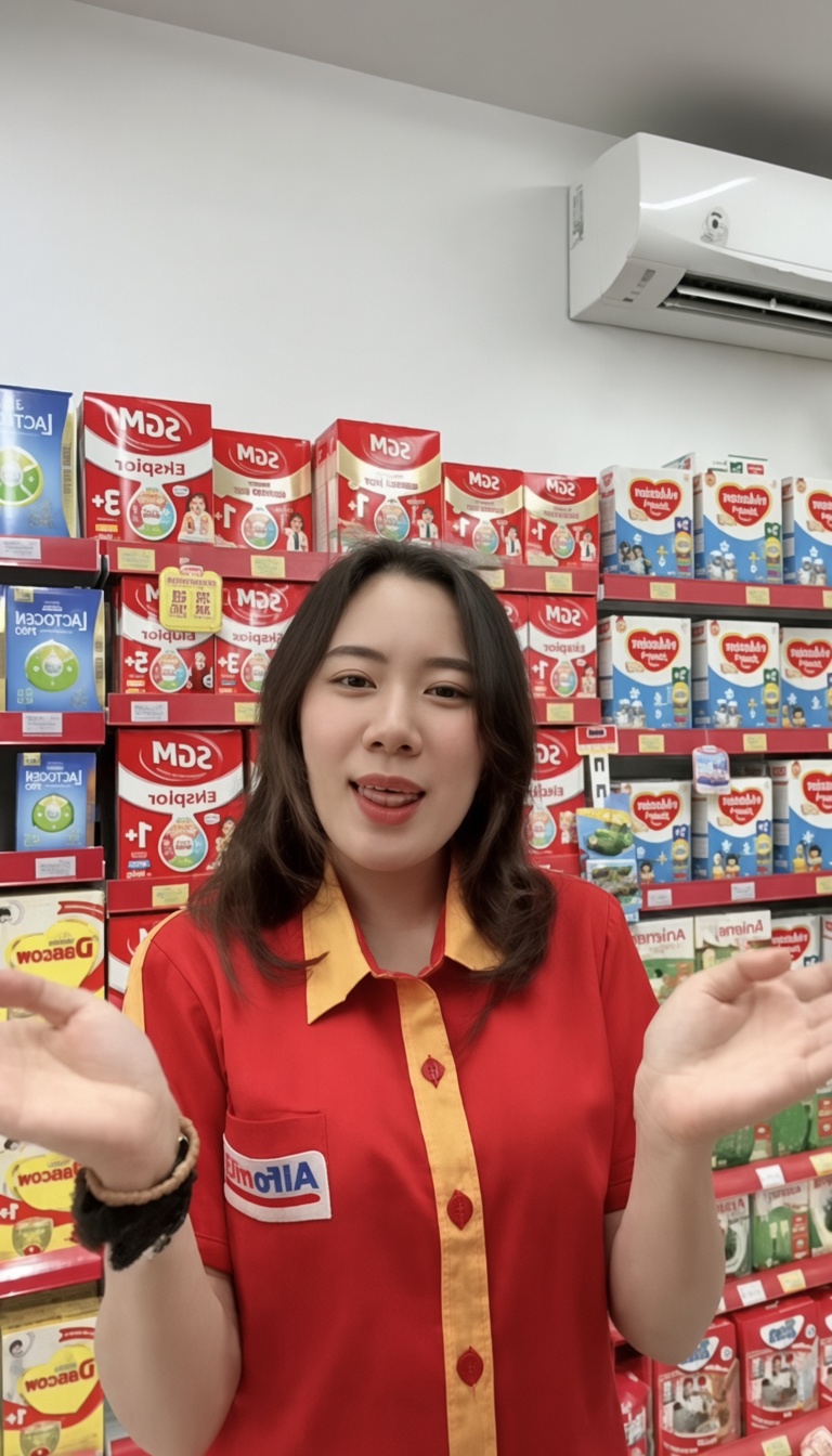 kasir sebelah gak mau kalah